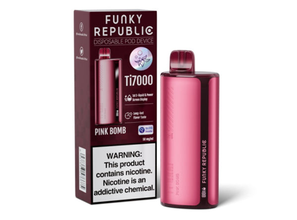Funky Lands Ti7000 Rechargeable Disposable