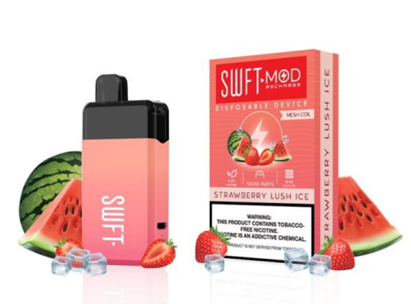 SWFT Mod Disposable 5% Rechargeable Disposable Device with Synthetic E-Liquid 5000Puffs